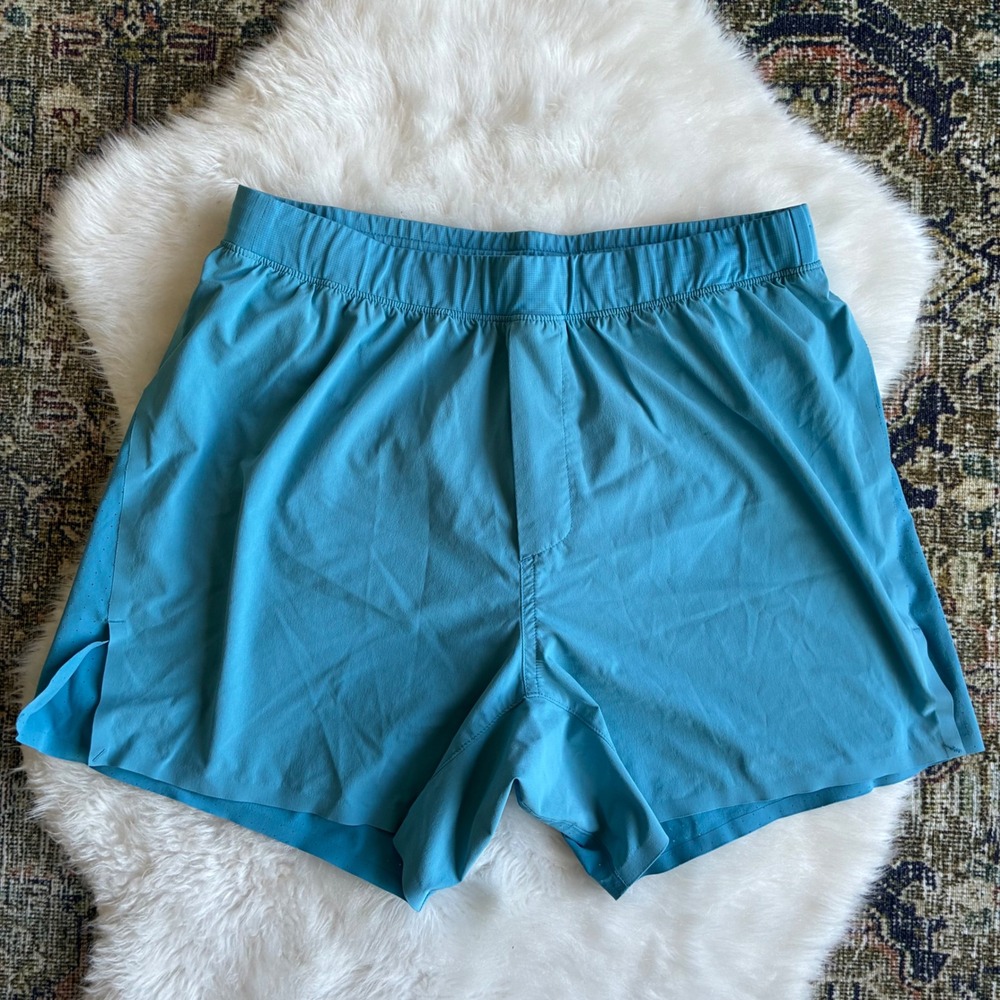Ten Thousand Distance Short 5" Blue Mens Running Training Shorts Large TTSH007